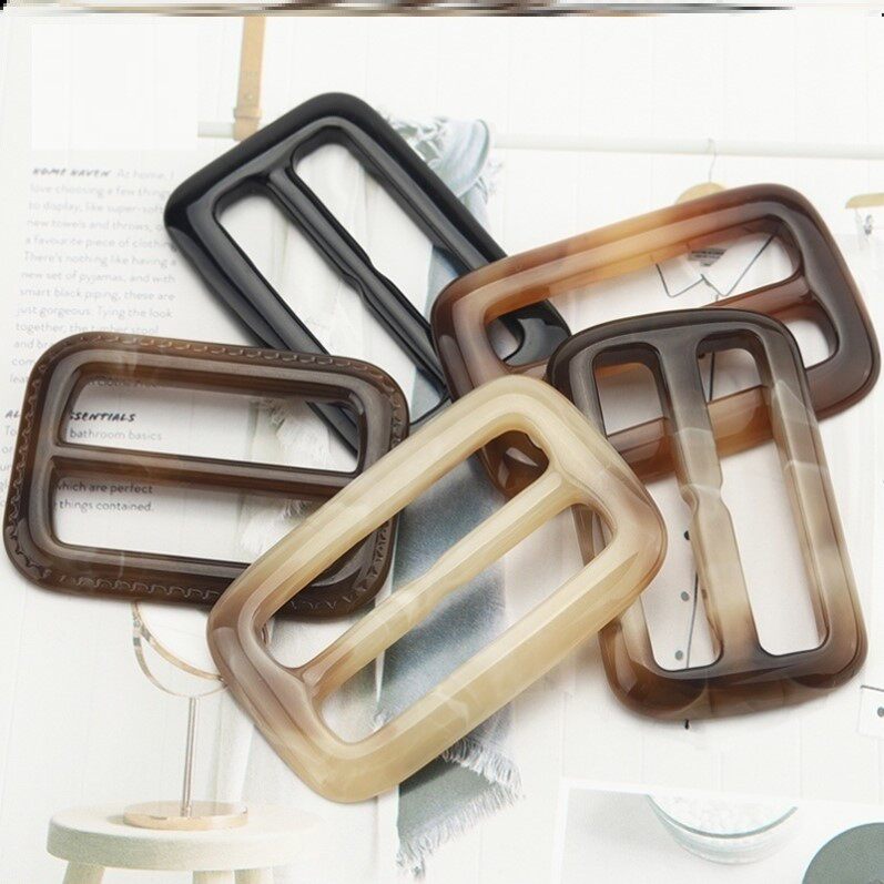 Coat Button Clothes Accessories Belt Adjustment Buckle Jewelry Button Three-speed Button High-quality Sense-Free Button Windbreaker Button