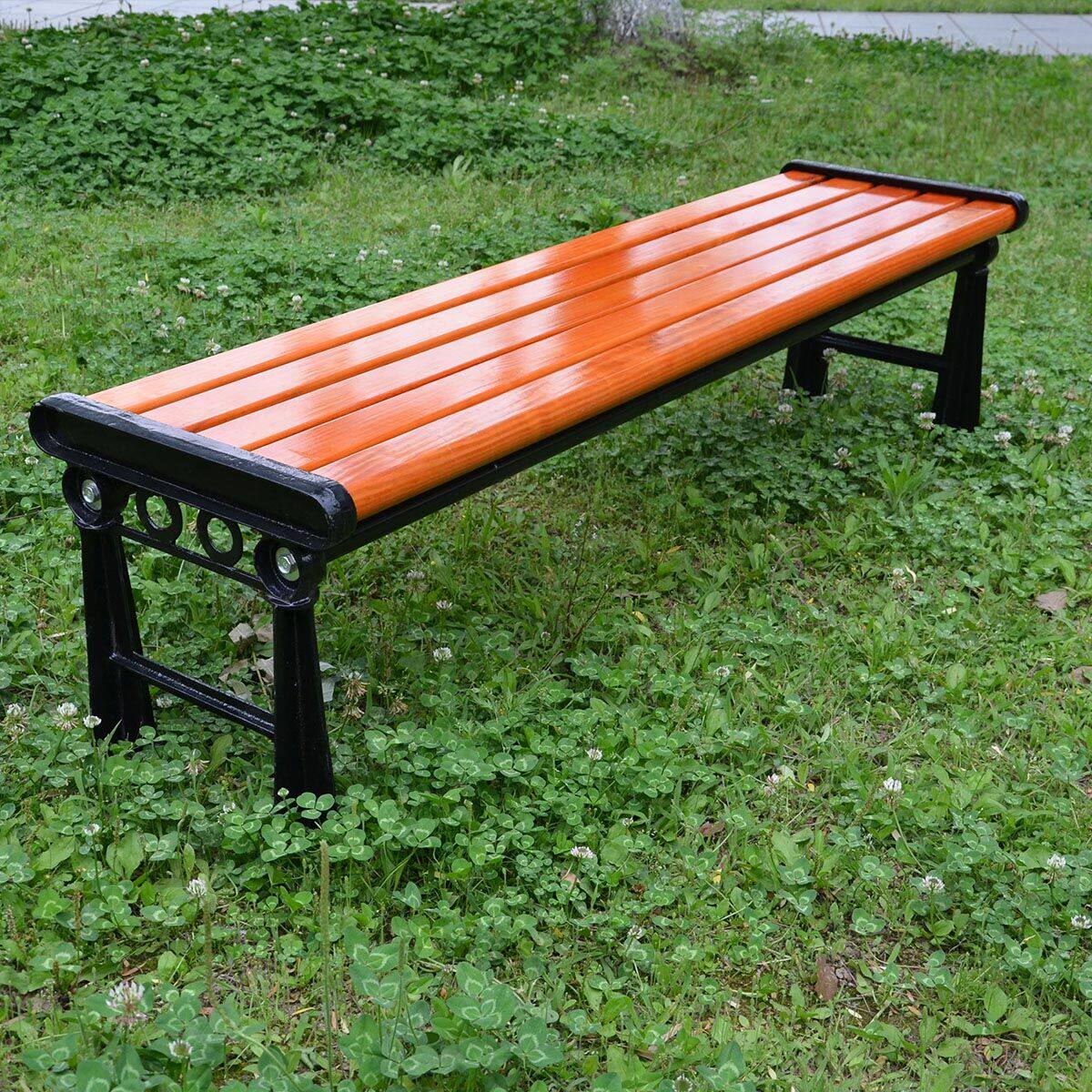 Фото Скамеек Дерево Металл