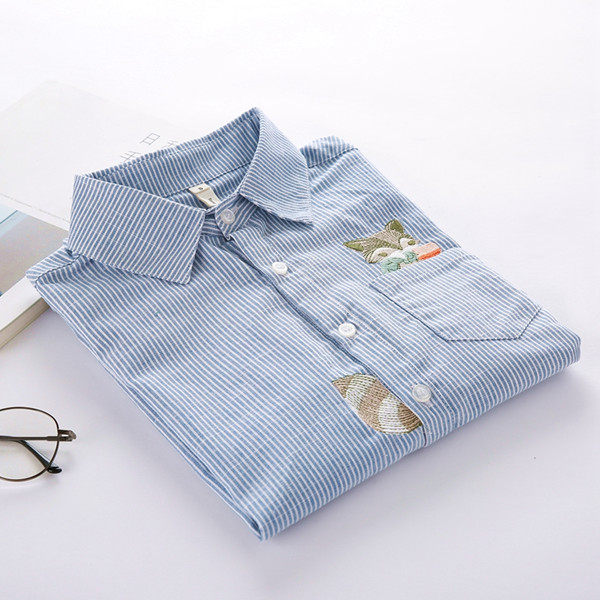 Chemise fille à manche longue - Ref 2086256 Image 9