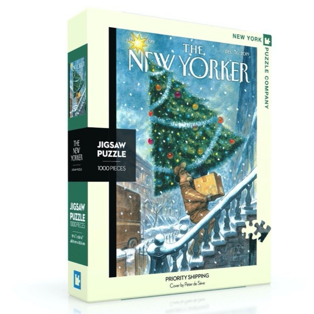 Spot] US New Yorker New Yorker Christmas Theme Puzzle 2063 Christmas Sends 1000 slices