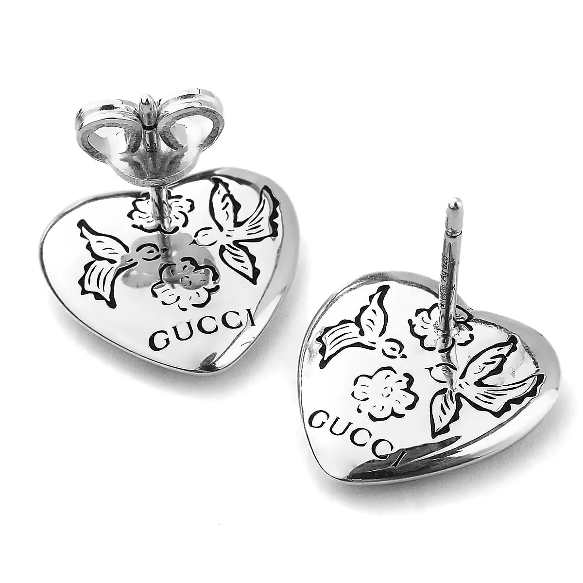 Gucci Gulci 925 silver lady gift earrings love 455255 blind for love purchasing direct mail