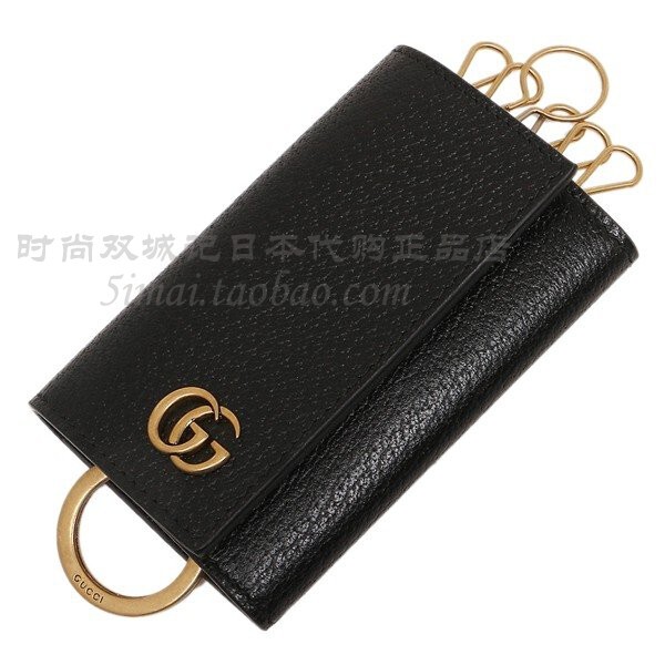 Gucci Gucci New Model Unisex 6-Compartment 70% off Key Case Genuine Leather 435305 Authentic 625565