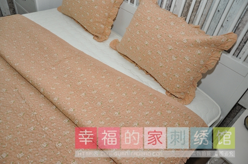 Khăn trải giường bằng vải bông của Hàn Quốc là mùa hè được phủ bằng những bông hoa nhỏ sử dụng kép mềm mại, chống trượt mềm mại không thể mua được bóng thảm nhung trải giường
