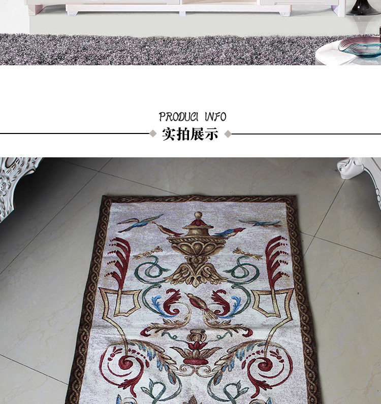 Trường mới của Bỉ tấm thảm jacquard tấm thảm của các loài chim hiện đại phân phối gia dụng hộp lối bình thảm thêu hoa sơn - Tapestry thảm treo tường bản đồ thế giới