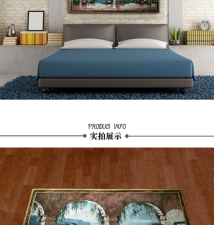 Các bức bích họa trường mới Gobelins phòng khách trang trí vải sơn jacquard tấm thảm "châu Âu Garden" - Tapestry thảm treo tường mandala