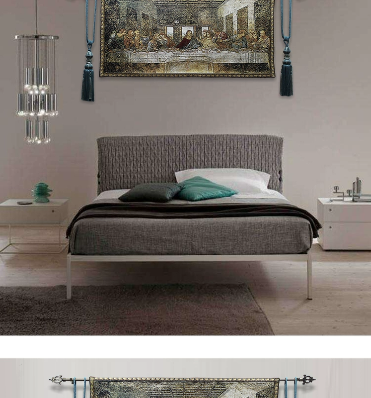 Tấm thảm trải sàn của Bỉ TV TV Wall Wall Christ Christ Fresco Leonardo da Vinci Bữa ăn tối cuối cùng thảm tường