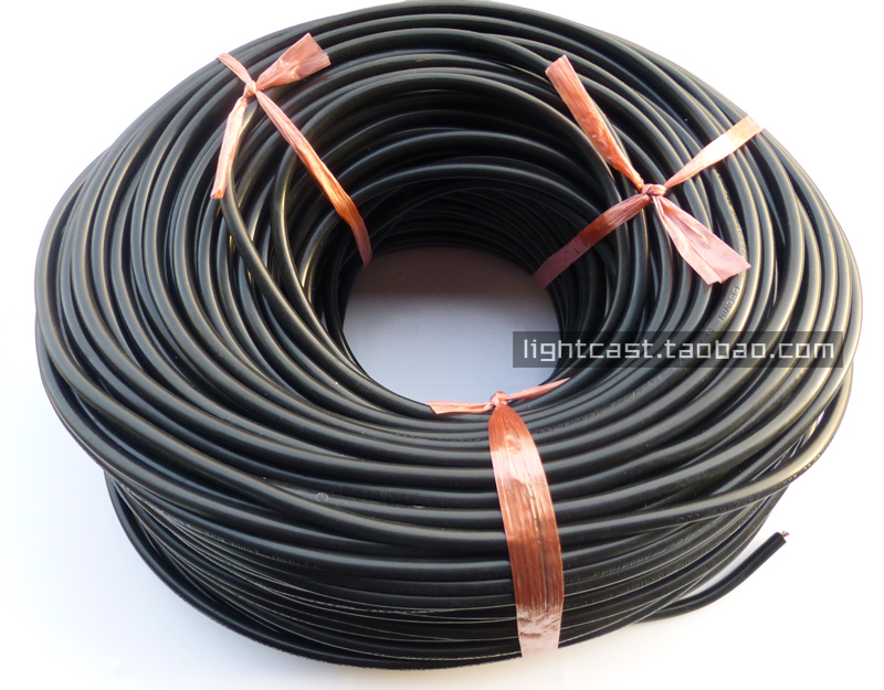 1 flat all copper photovoltaic wire solar panel 2 5W-20W special wire connecting wire outdoor anti-UV