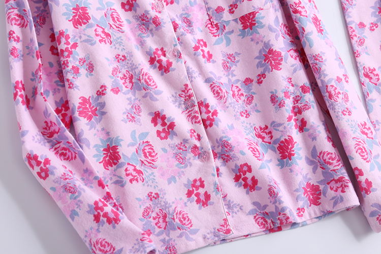 Mùa xuân và mùa thu Phụ nữ Lông cừu Bộ đồ ngủ Áo len dài tay Quần cotton Dịch vụ nhà shop đồ nữ