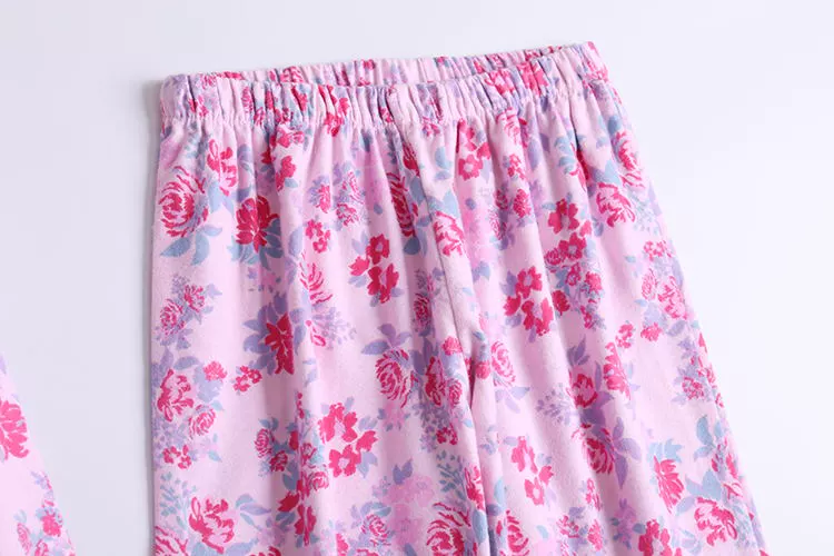 Mùa xuân và mùa thu Phụ nữ Lông cừu Bộ đồ ngủ Áo len dài tay Quần cotton Dịch vụ nhà đồ ngủ nữ