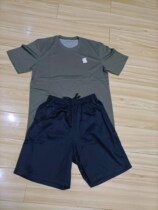 3543 physical training clothes suit mens summer physical training clothes top quick-drying short-sleeved round neck T-shirt