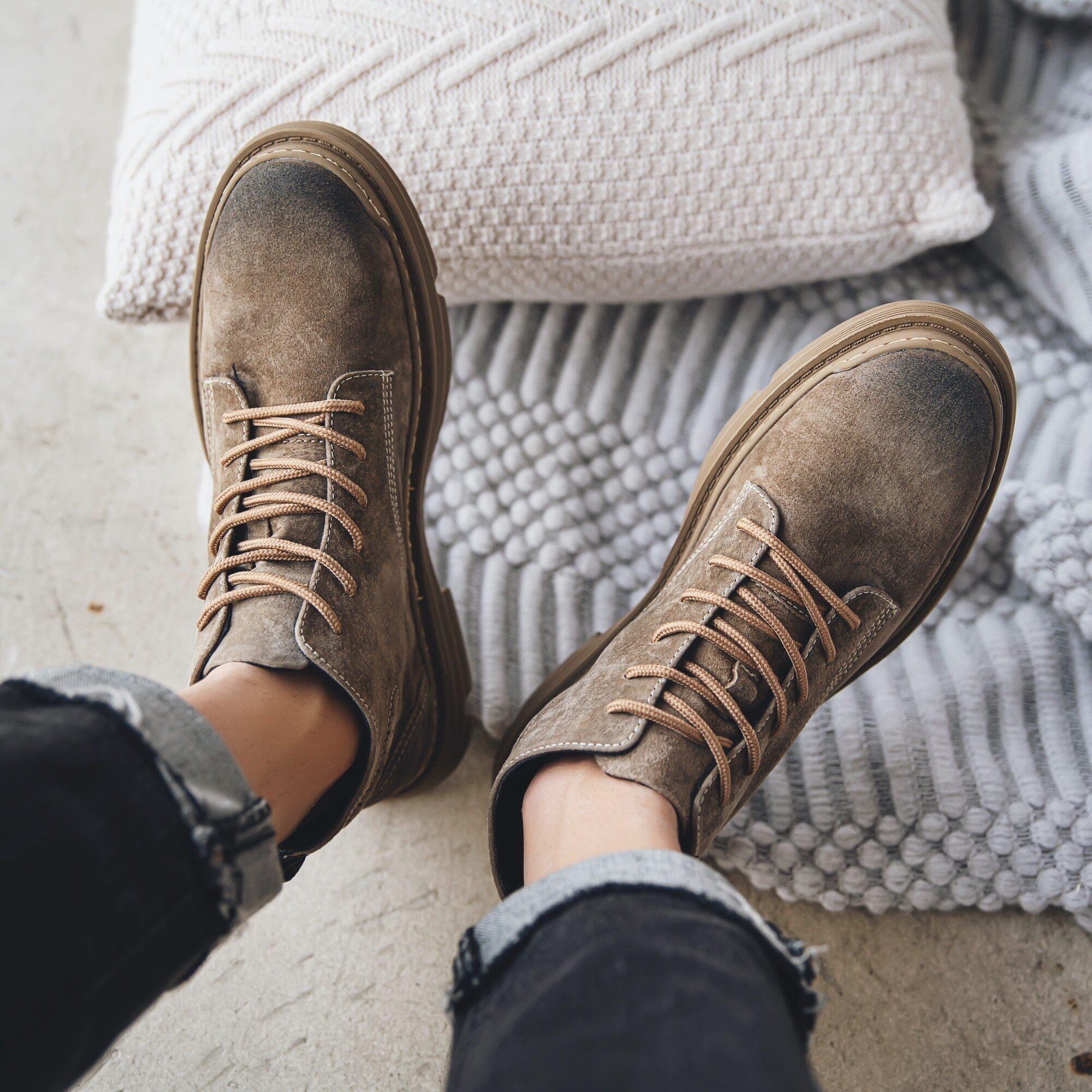 Martin boots men's spring and autumn tooling short boots mid-tube 2022 new all-match men's boots British style high-tube men's shoes trend - Taobao