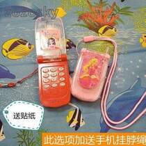 6-Flip Baby Girls Musical Puzzle 2 Mobile Phone#Baby 1 Toy-3 Children Simulation Phone-Year-Old Child