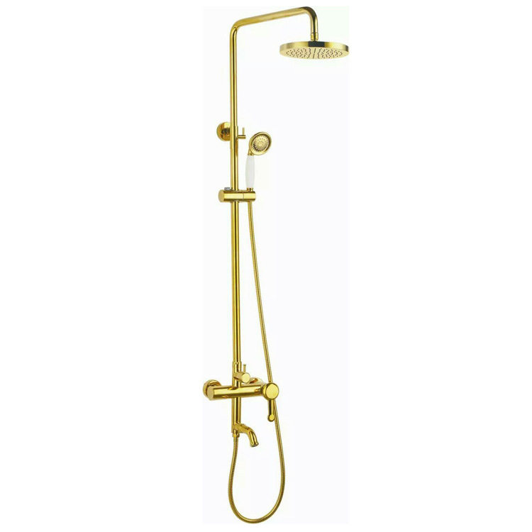 Foreign Trade Featured High Quality Golden Shower shower head Faucet Eurostyle Luxury Bathroom Gilded Bath Nozzle Suit