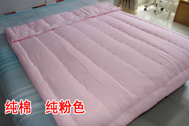Tùy chỉnh nhíp bông nguyên chất chăn bông bằng lõi đơn dày đôi nệm sinh viên đệm bông đệm ký túc xá nệm gấp giá rẻ