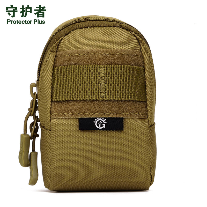 Outdoor hanging bag camping belt bag molle toolkit accessory bag with bag men small sub bag tactical bag small mobile phone bag