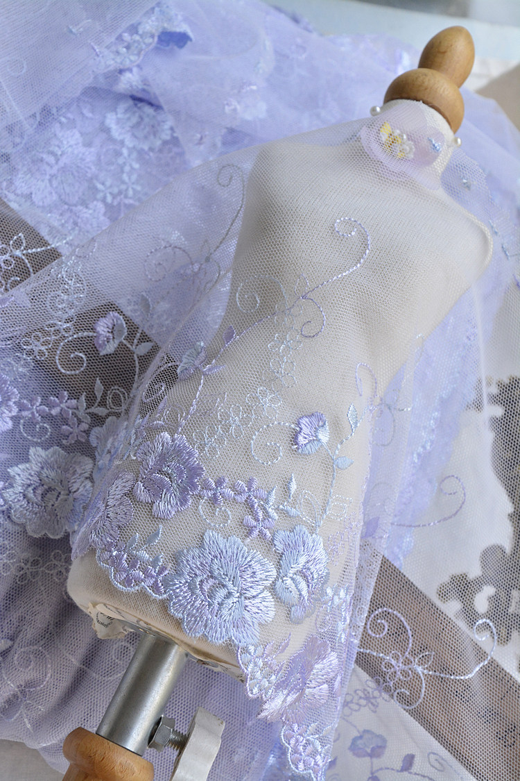 Embroidered lace accessories Delicate Eva Clothing Web Yarn Lace Dress Hem Clothing Cuffs Accessories Width 18CM