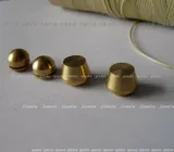 Кожаные и кожаные аппаратные аксессуары чисто медные ноги база ногтя