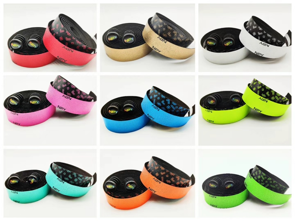 NPY new bicycle road handlebar with Tetris gradient color bicycle handlebar non-daisy GUee