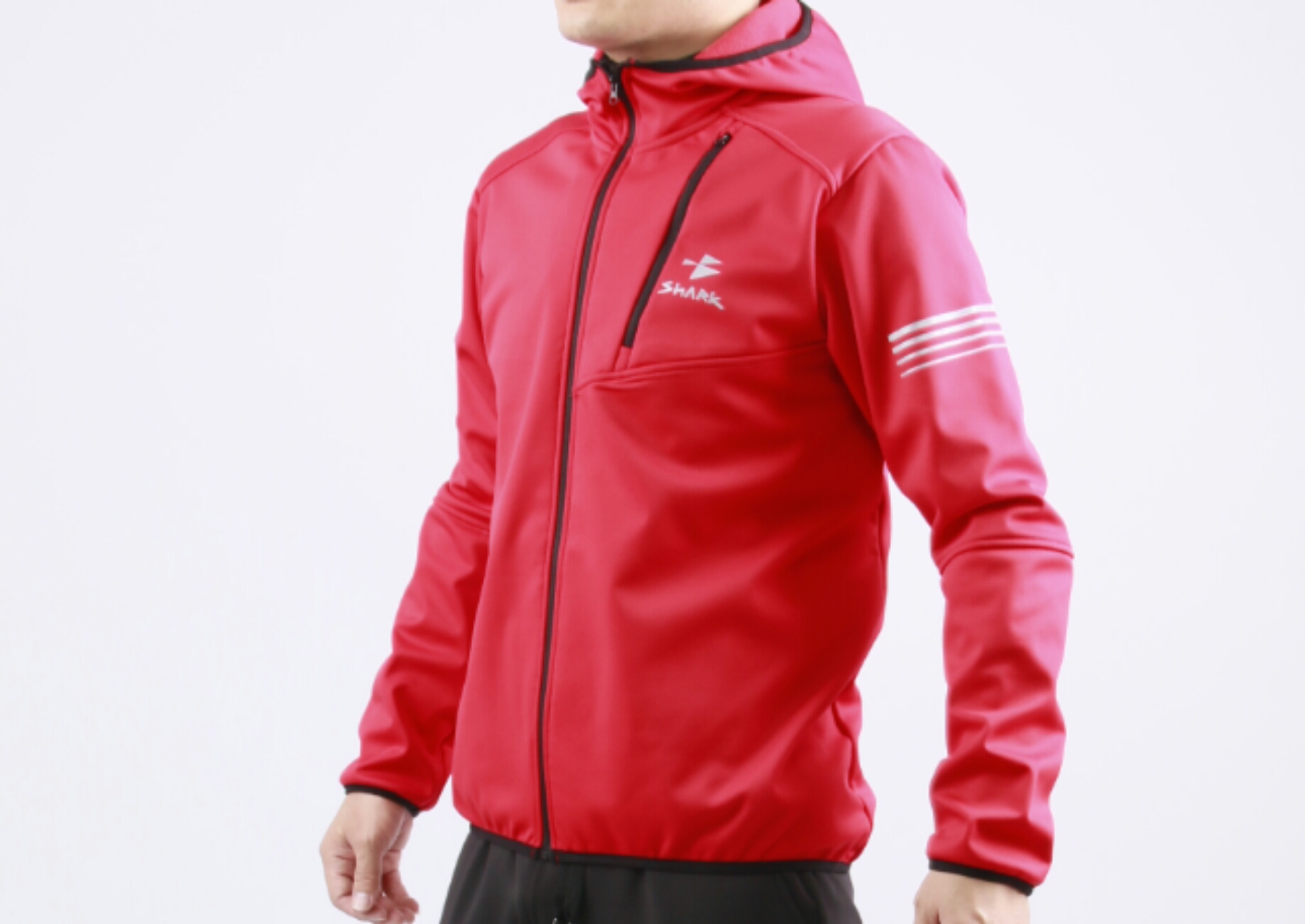 New Shark Shark Shark Series Sports Hoodie Bicycling Running Sports Catch Suede Long Sleeve Warm Jacket