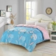 Chăn bông đơn mảnh 1,5 m sinh viên ký túc xá chăn bông 1,8m giường đôi 200x230 - Quilt Covers chăn ga gối đệm màu hồng