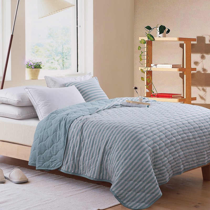 Scorpio cotton mùa hè mát mẻ là dệt kim cotton mùa hè điều hòa không khí là mỏng quilt đơn đôi giờ nghỉ trưa là đặc biệt cung cấp