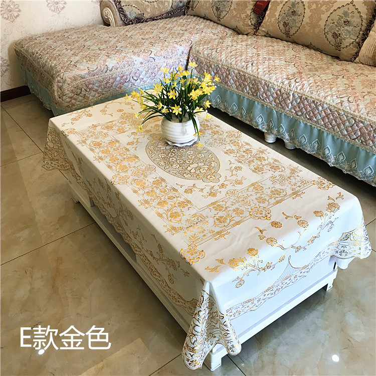 Bàn cà phê châu Âu khăn trải bàn tây bàn vải không thấm nước và không dầu dùng một lần Bắc Âu hộ gia đình PVC hình chữ nhật bàn cà phê vải bàn - Khăn trải bàn khăn trải bàn vuông đẹp