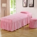 Ins flamingo pha lê nhung vẻ đẹp giường bao gồm bốn bộ thẩm mỹ viện đơn giản làm đẹp cơ thể giường massage tùy chỉnh khăn trải giường spa Trang bị tấm