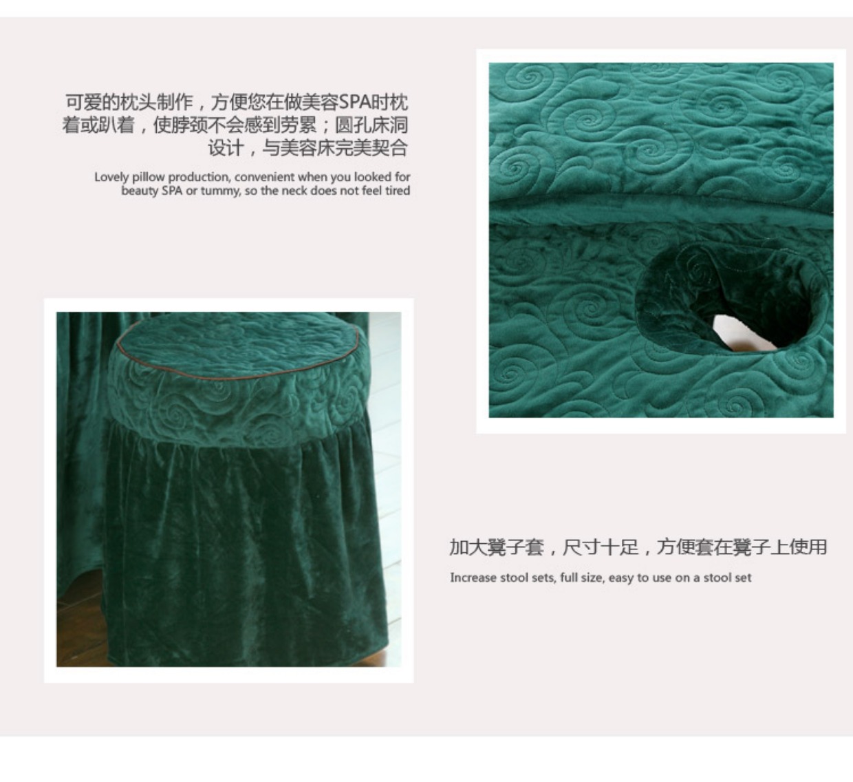 Đơn giản tinh dày nhung bedspread vẻ đẹp thẩm mỹ viện dành riêng gia đình bốn châu Âu thân dầu gội đầu massage bedspread - Trang bị tấm ga bọc giường spa