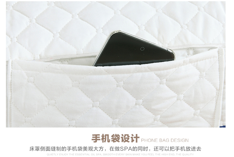 Cúi bông denim bedspread vẻ đẹp thẩm mỹ viện thông thường đơn giản bedspread bông làm massage đặc biệt - Trang bị tấm mẫu ga trải giường spa