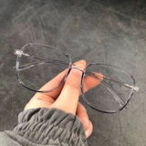 Anti -Blue Light Gradiation Glasses Myopia Gcases женский большой лицо сетка красные глаза зеркальный рамка