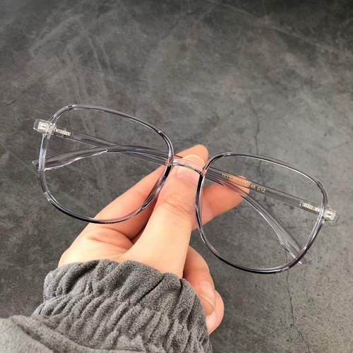 Anti -Blue Light Gradiation Glasses Myopia Gcases женский большой лицо сетка красные глаза зеркальный рамка