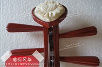Special Price Boutique Red Wooden Bone Flowers Moon Qin Red Flowers Pear Head Flowers Moon Violin Bronze price Bio-musical instrument sending box