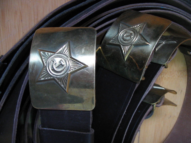 Soviet Union original goods Soviet army officer belt Soviet leather belt cow leather belt Soviet original goods belt