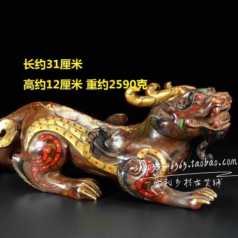 孤品老坑和田玉貔貅瑞兽摆件天然高古玉老玉手工雕刻玉文化老玉器