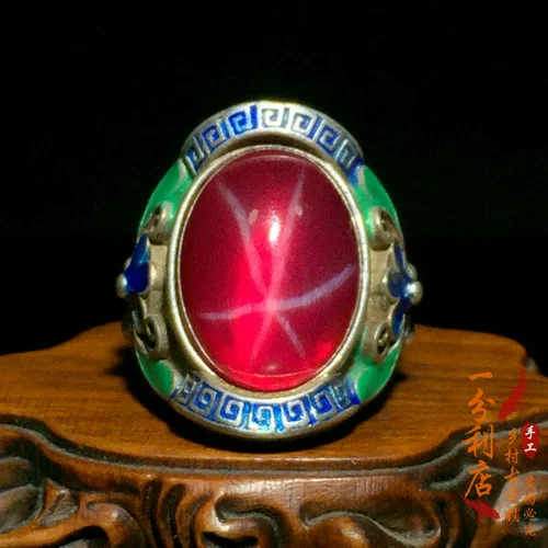 Кольцо, инкрустация камня, серебряный браслет, ювелирное украшение, с драгоценным камнем, подарок на день рождения