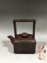 Ancient Play Return Teapot Teapot Purple Sand Old Pot early factory Ancient Virtuoso Pure Entirely Handmade Old Zhu Clay Treasure Chest of Tiliang Clay Pot