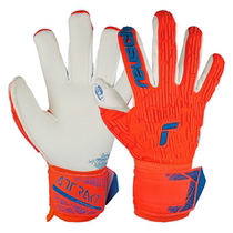 Fire Football Germany Dazzling Orange GOLD X Silicone Boxing No-Finger European League Goalkeeper Gloves