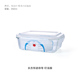 bình đựng cơm giữ nhiệt Hình chữ nhật thủy tinh chịu nhiệt bát ăn trưa hộp tươi hộp hộp ăn trưa hộp trái cây hộp lớn niêm phong hộp lò vi sóng chuyên dụng - Hộp cơm điện sưởi ấm hộp com giữ nhiệt elmich