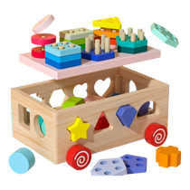 Детские дома блокирует игрушки для более чем 6-месячной детской девочки-малышки Большие частицы собрали Монтеты ранние образовательные игрушки