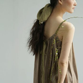 Original Chinese Style New Chinese-Style Hair Tie 2025 Summer New Product, Heavy-Duty Handmade Design, Extra-Large Double-Layer Skirt Hem Hair Tie