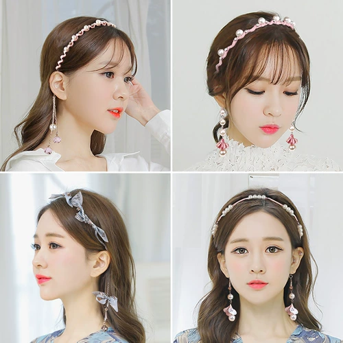 Серьги, ободок с кисточками, подвеска, заколка для волос, аксессуар для волос