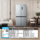 Бытовой холодильник Midea 480L с перекрестным открыванием, двухстворчатый четырехдверный холодильник большой емкости, первоклассный холодильник с воздушным охлаждением, незамерзающий, ультратонкий встроенный mini 4