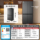 Midea Xiongdundun 601 ультратонкий двухсистемный встраиваемый холодильник zero cross с четырьмя дверцами и двойным открыванием, бытовой холодильник большой емкости для приготовления льда mini 4