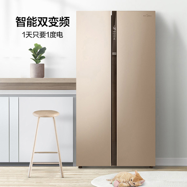 Midea 美的 BCD-528WKPZM(E) 对开门冰箱 528L 聚划算双重优惠折后￥2749送货入户