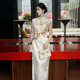 Chengyu New Chinese Style Heavy Embroidery Slimming Cheongsam Skirt