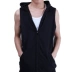 Mùa hè không tay trùm đầu thể thao vest nam tự tu luyện có thể được in áo hoodie mỏng phần thể dục cotton áo khoác cardigan - Áo vest cotton Áo vest cotton