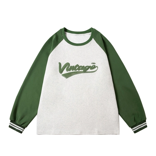 Gogosoon Spring и осень новый цветной блок -свитер 300G Boys Round Neck Jacket Jacket Withe Underger Teenger Cultover