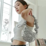 Вместительная и большая сумка на одно плечо, сумка подмышку, барсетка, Южная Корея