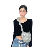 Вместительная и большая сумка на одно плечо, сумка подмышку, барсетка, Южная Корея