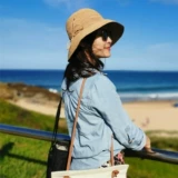 Япония Helenkamiski Tsiellafi Соломенная шляпа Девушка Summer Upf50+Большой глаз